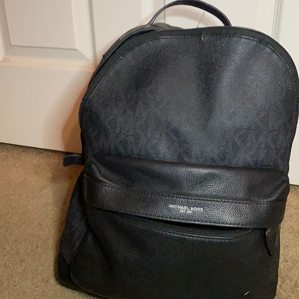 SOLD!!! Black authentic Michael Kors backpack unisex